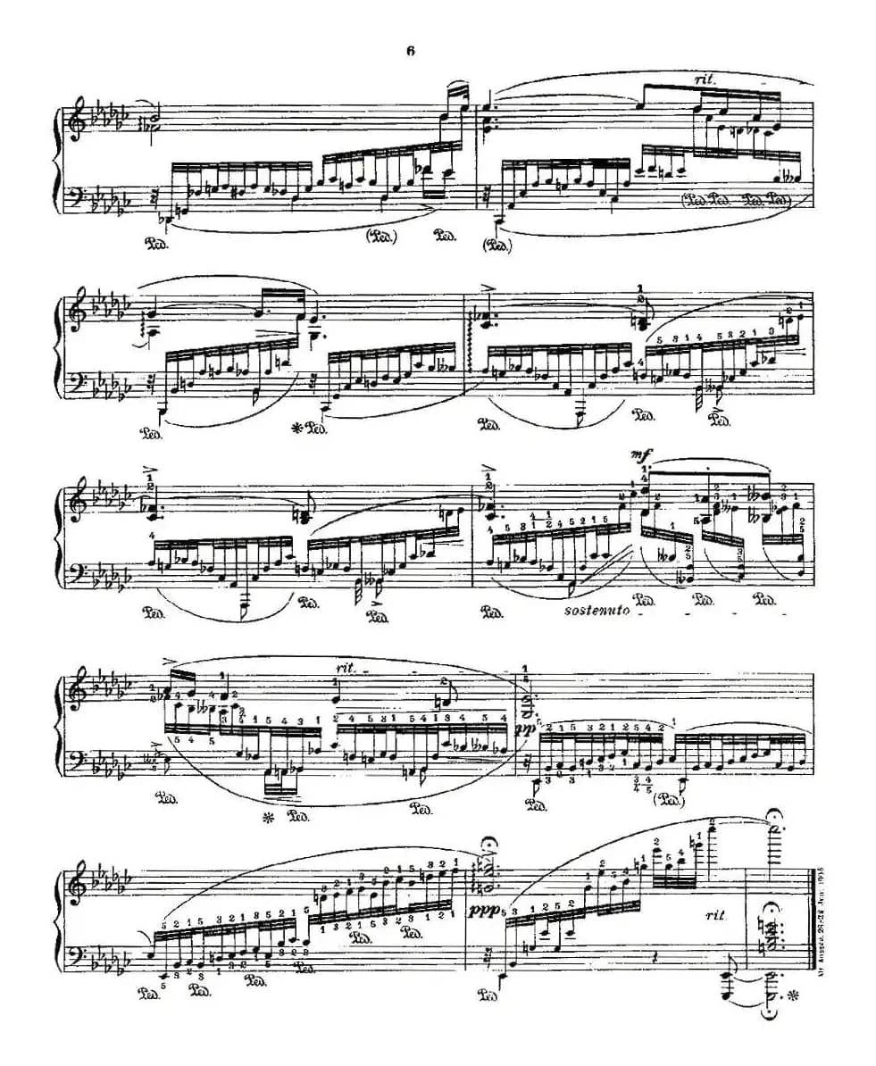 肖邦《练习曲》Fr.Chopin Op.10 No6