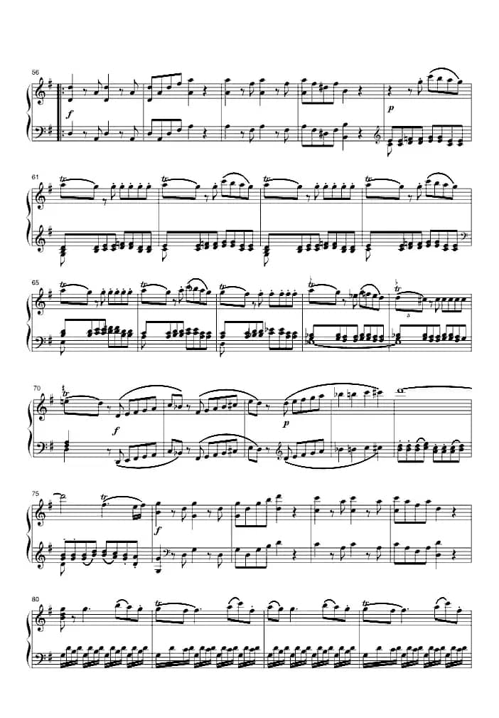 G大调弦乐小夜曲