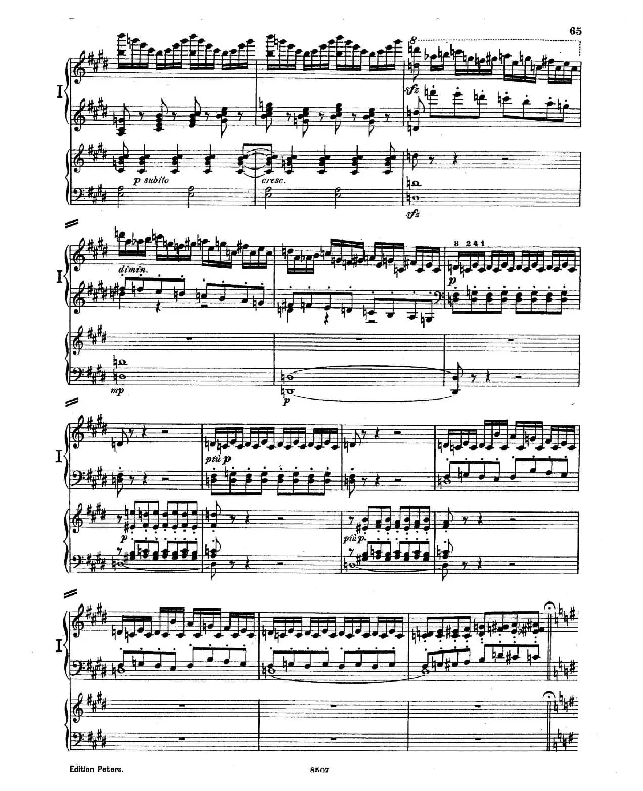 Piano Concerto in E Major Op.59(E大调钢琴协奏曲·双钢琴·第四乐章)