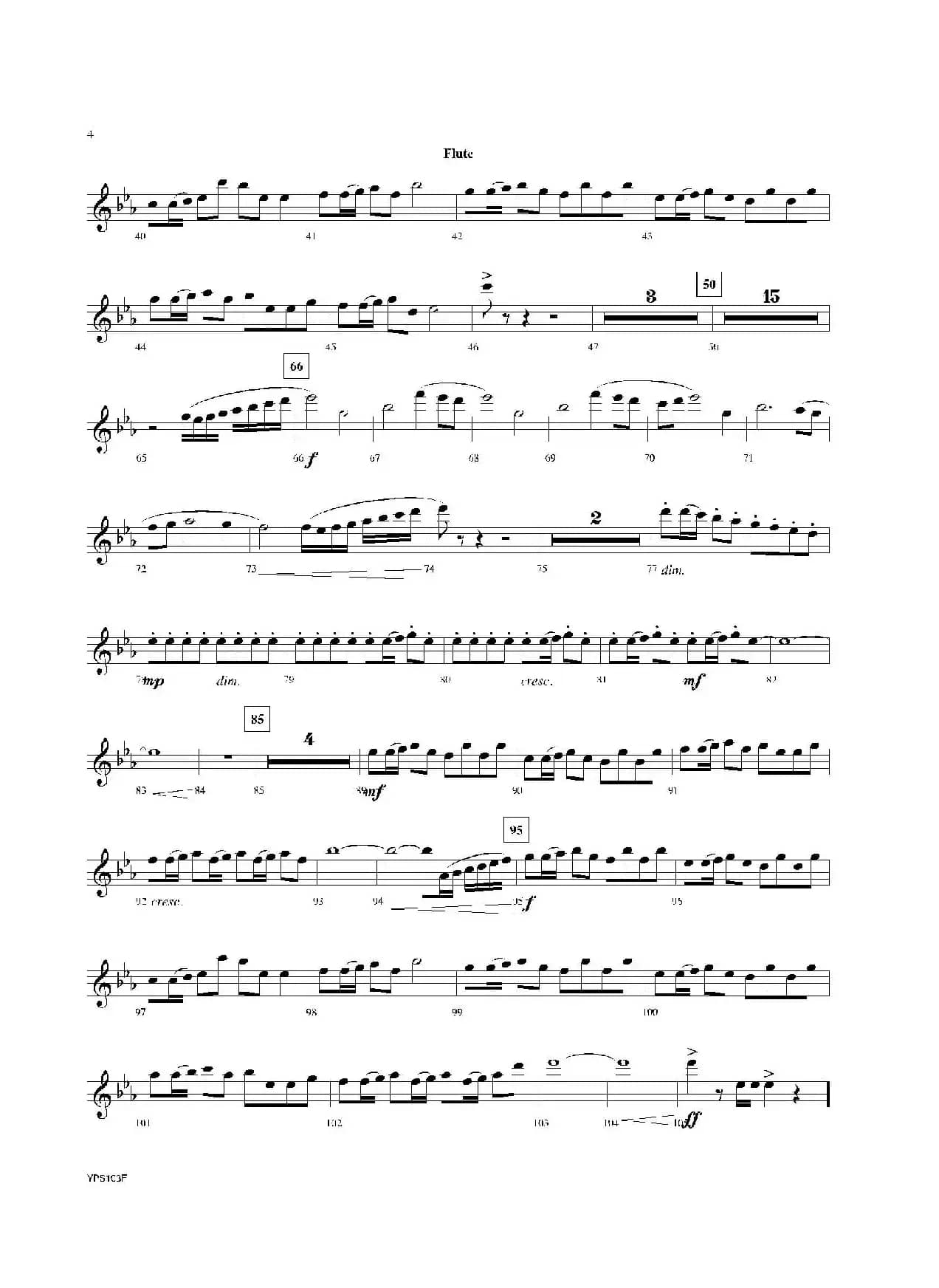 Dance of Harlequins（长笛分谱）