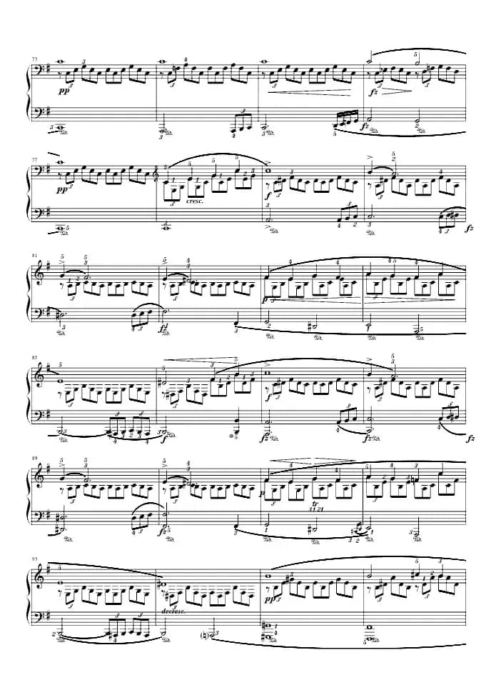 G大调即兴曲（Op.90,No.3）