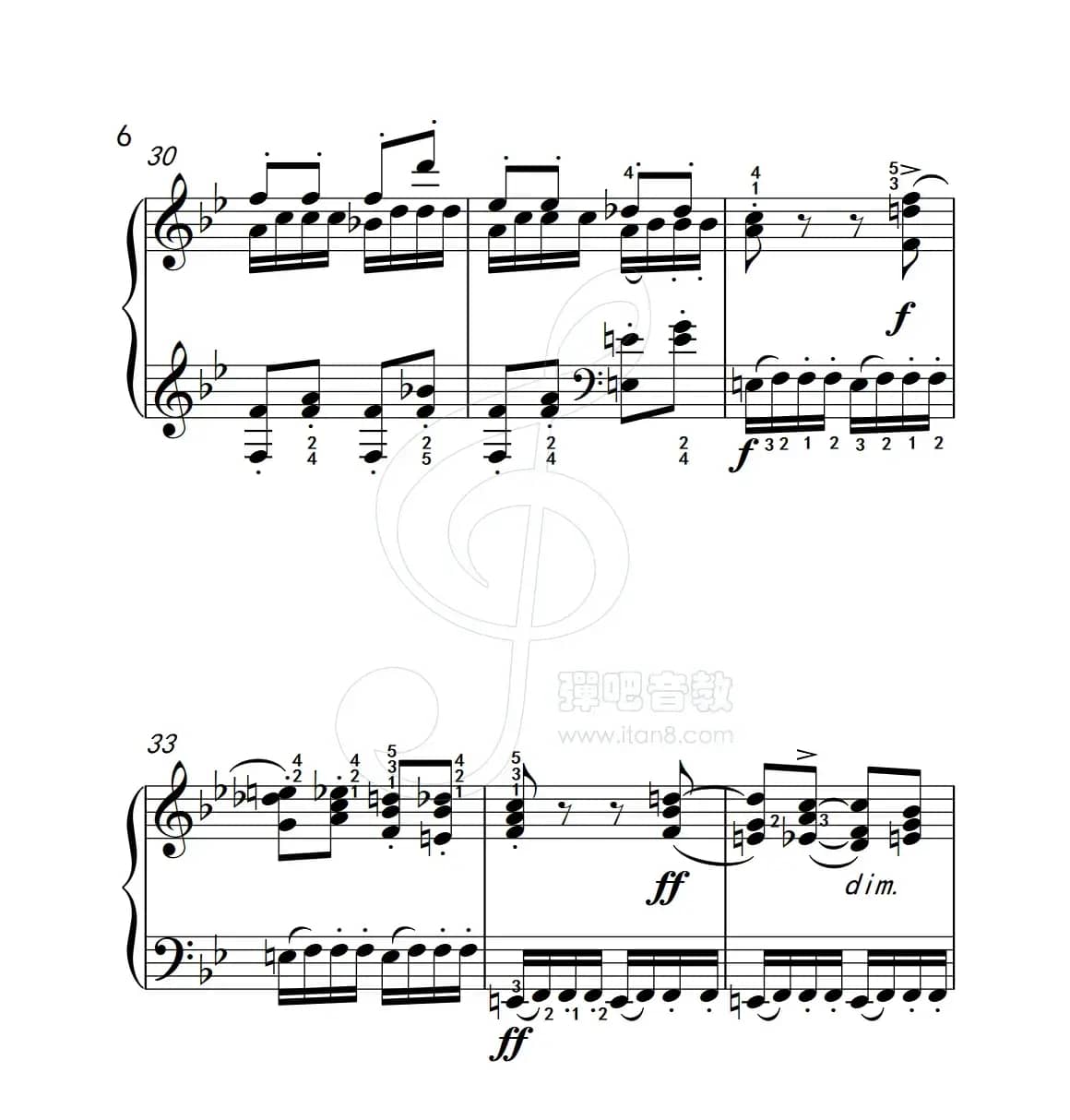 练习曲 52（克拉莫钢琴练习曲60首）