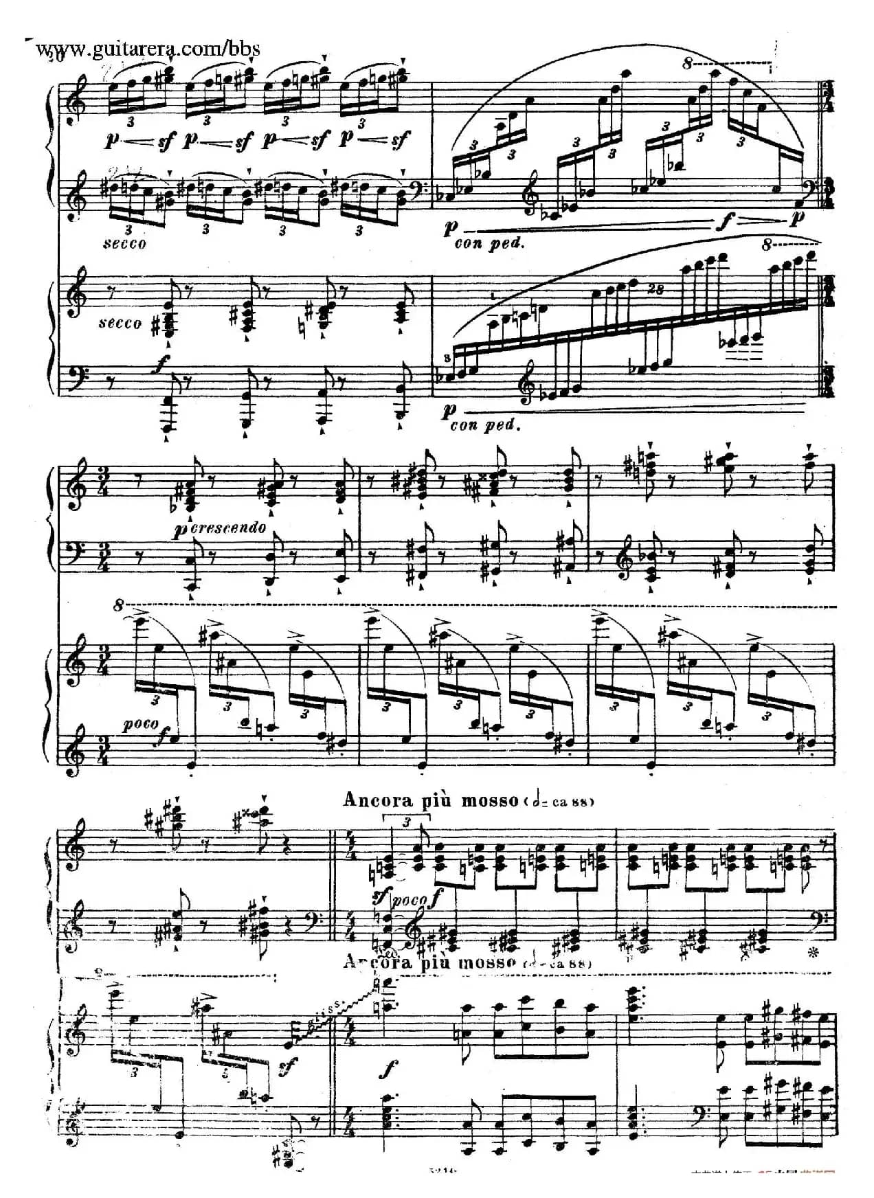 Variation on a Theme by Paganini（帕格尼尼主题变奏曲·双钢琴）