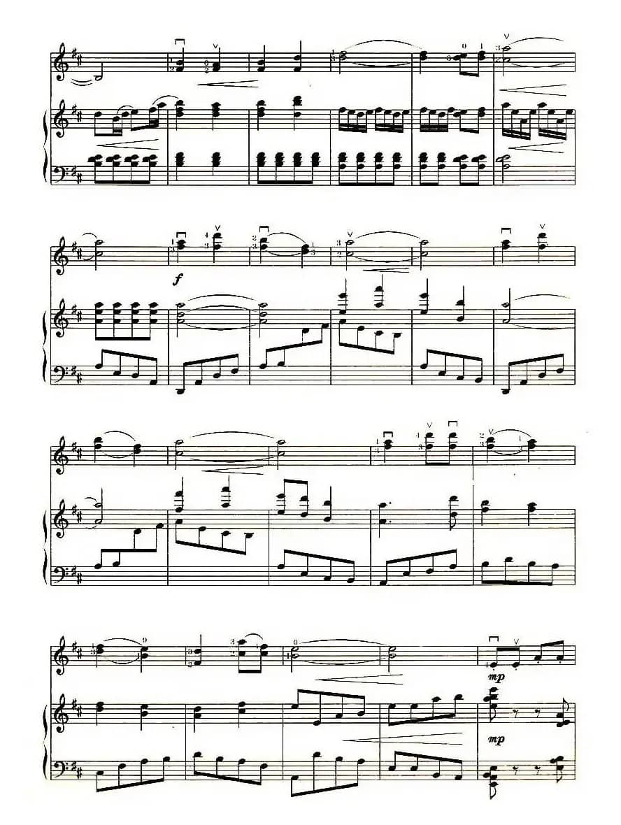 回娘家（河北民歌）（小提琴+钢琴伴奏）