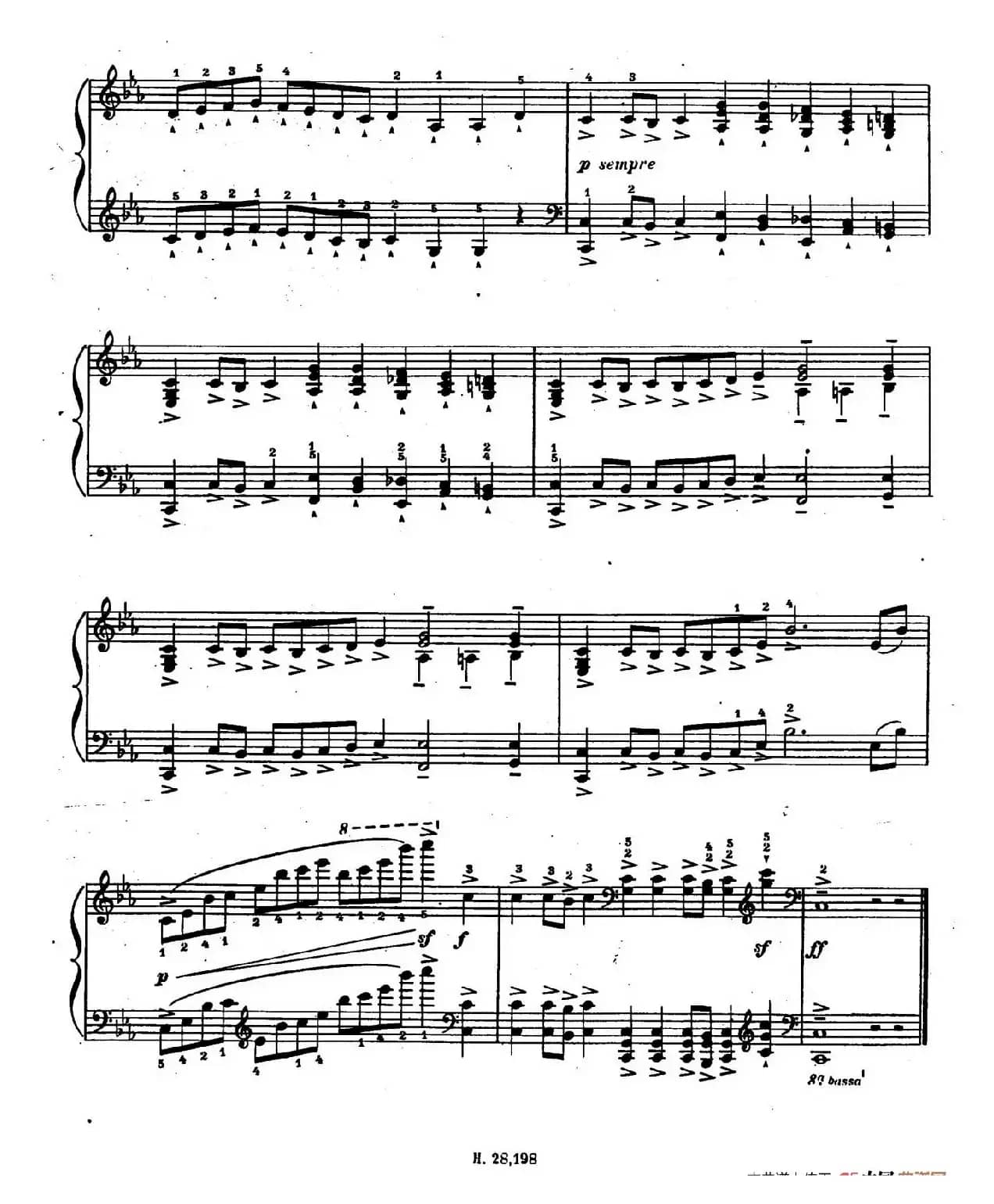 Ten Bagatelles Op.5 （10首小品·1. c小调）