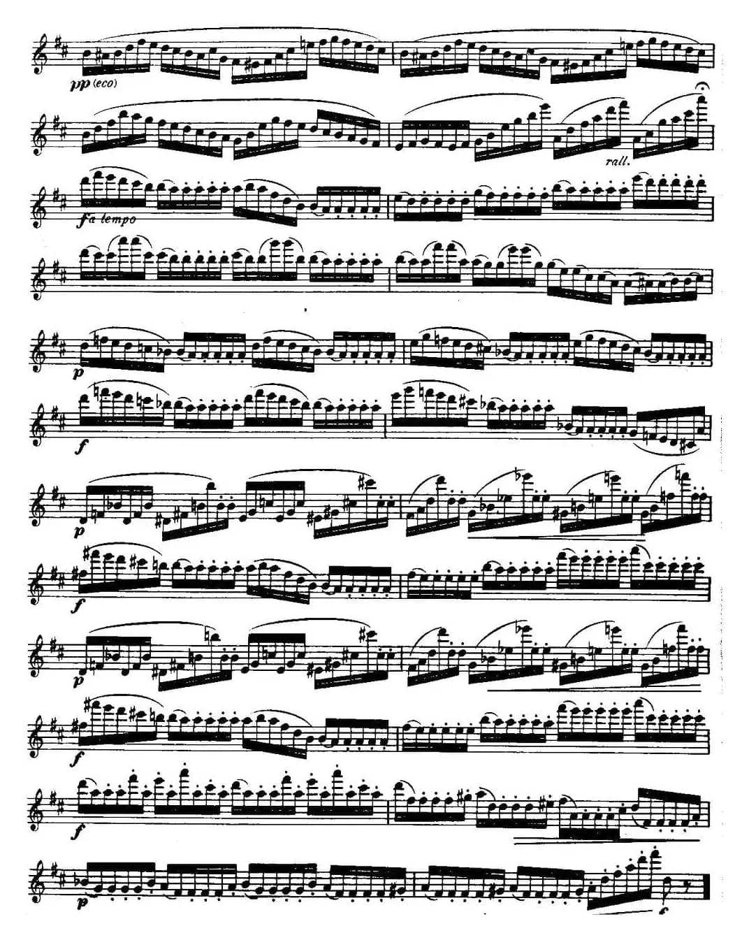 柯勒长笛练习曲作品33号(第三册)(4)