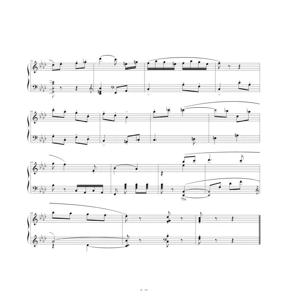 肖斯塔科维奇—前奏曲（18）：f小调