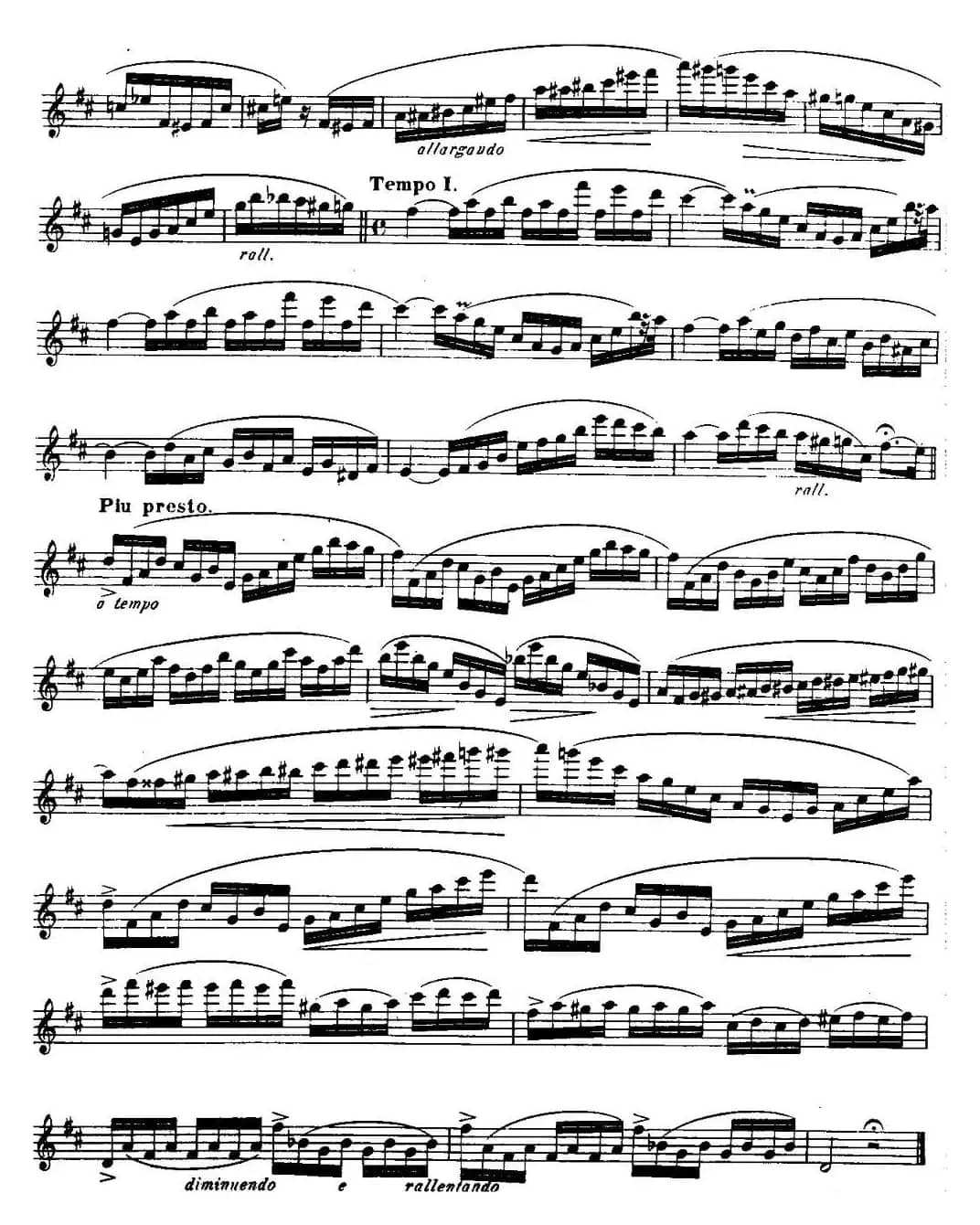 柯勒长笛练习曲作品33号(第二册)(5)