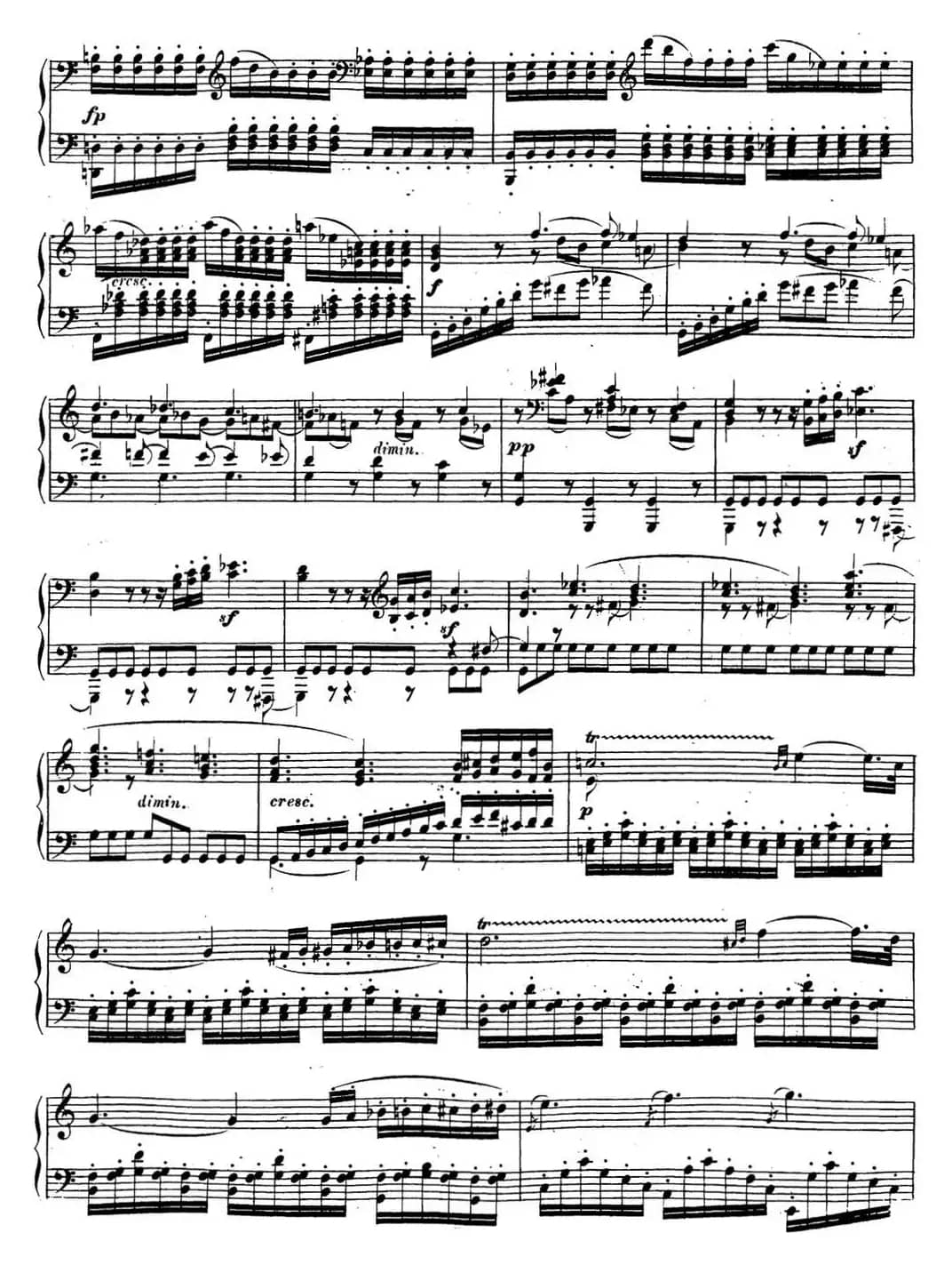 贝多芬钢琴奏鸣曲16 G大调 Op.31 No.1 G major