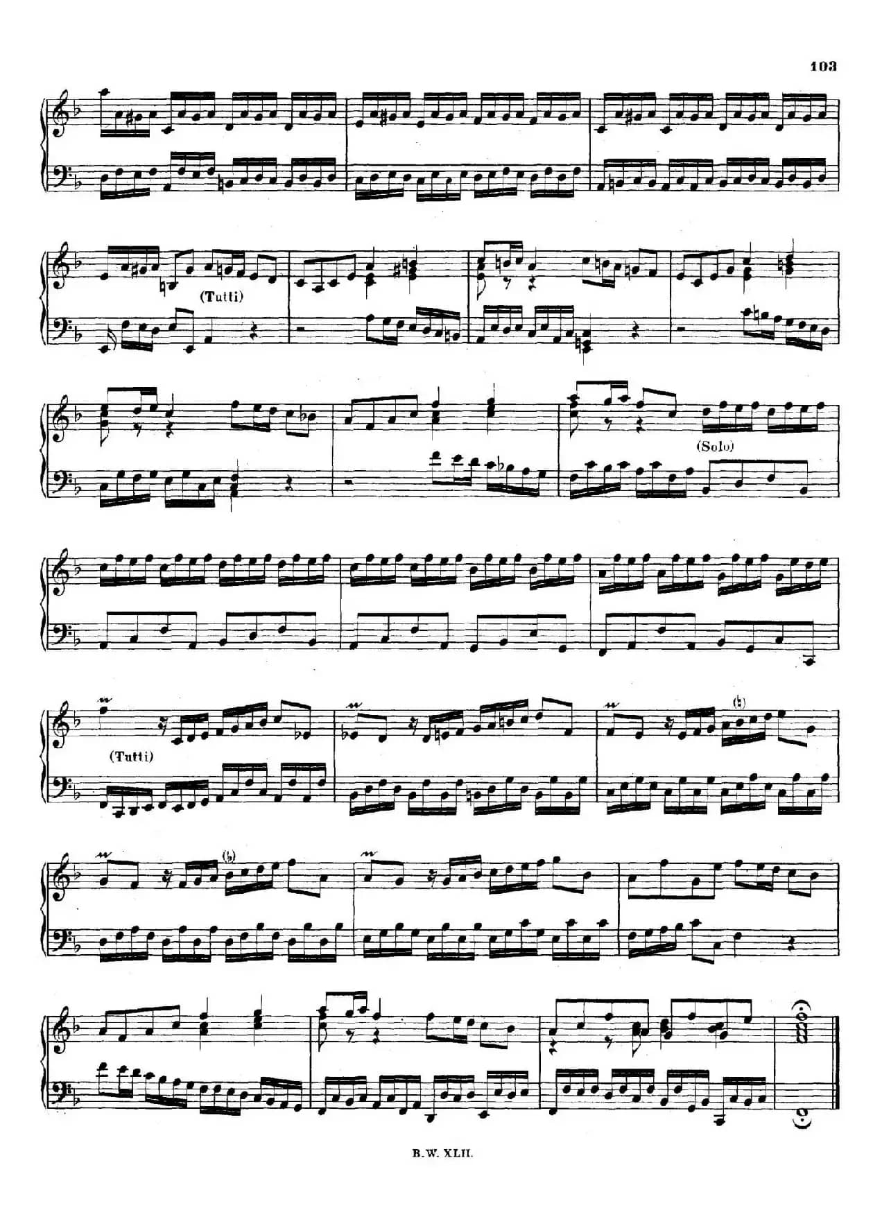 16 Concertos BWV 972-987(十六首为独奏古钢琴而作的协奏曲)(P41——50)