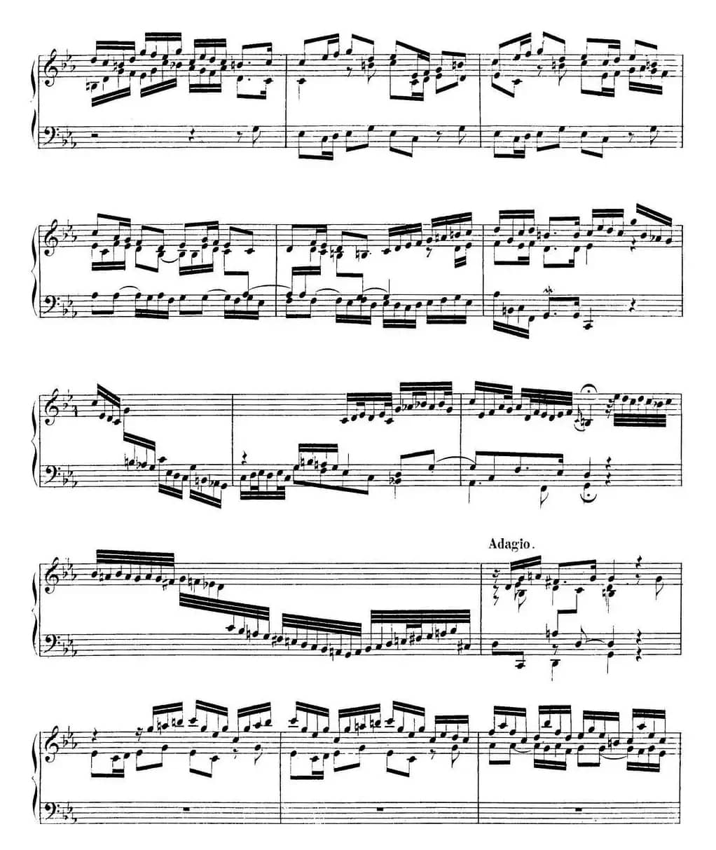 Toccata BWV 911（7首托卡塔·No.2 c小调）