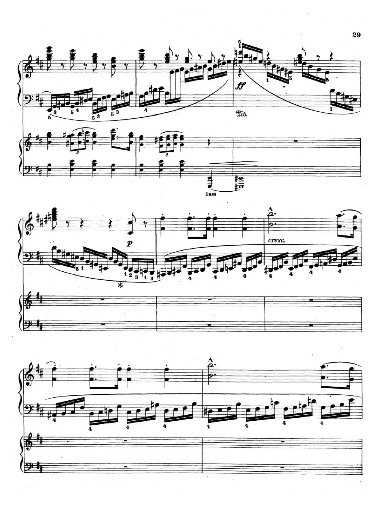 Capriccio Brillante in B Major Op.22（B大调华丽随想曲·双钢琴）