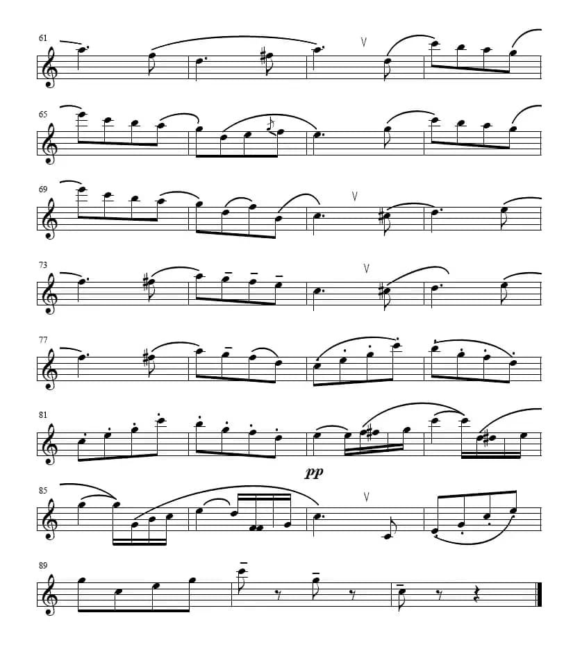 春之歌（单簧管）