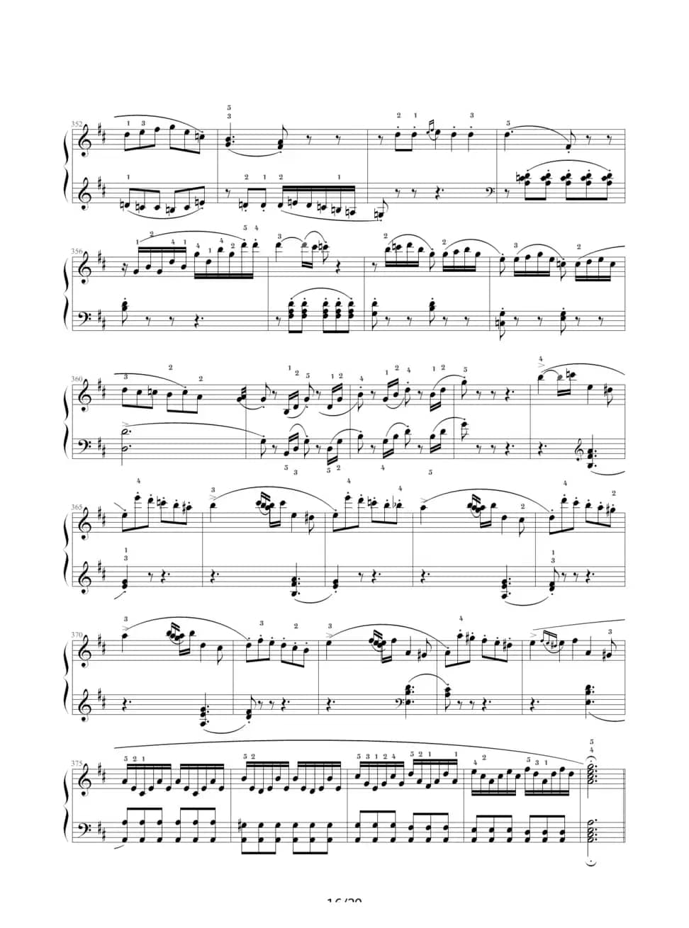 D大调奏鸣曲K.311（完整版）