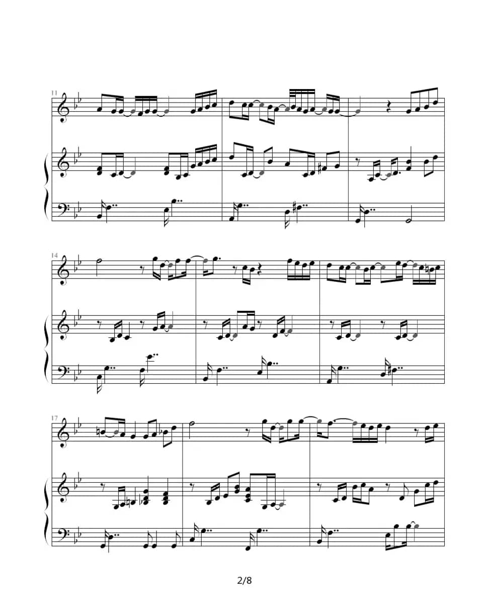 习惯（Poison Ivy）（钢琴伴奏谱）