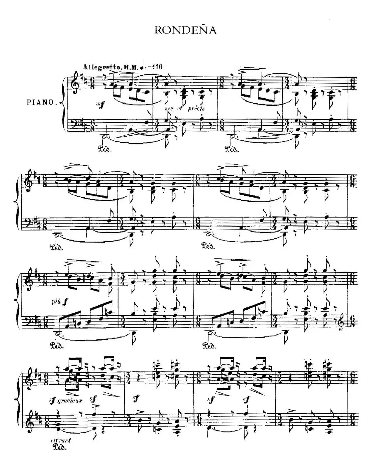 伊贝利亚组曲：RONDENA