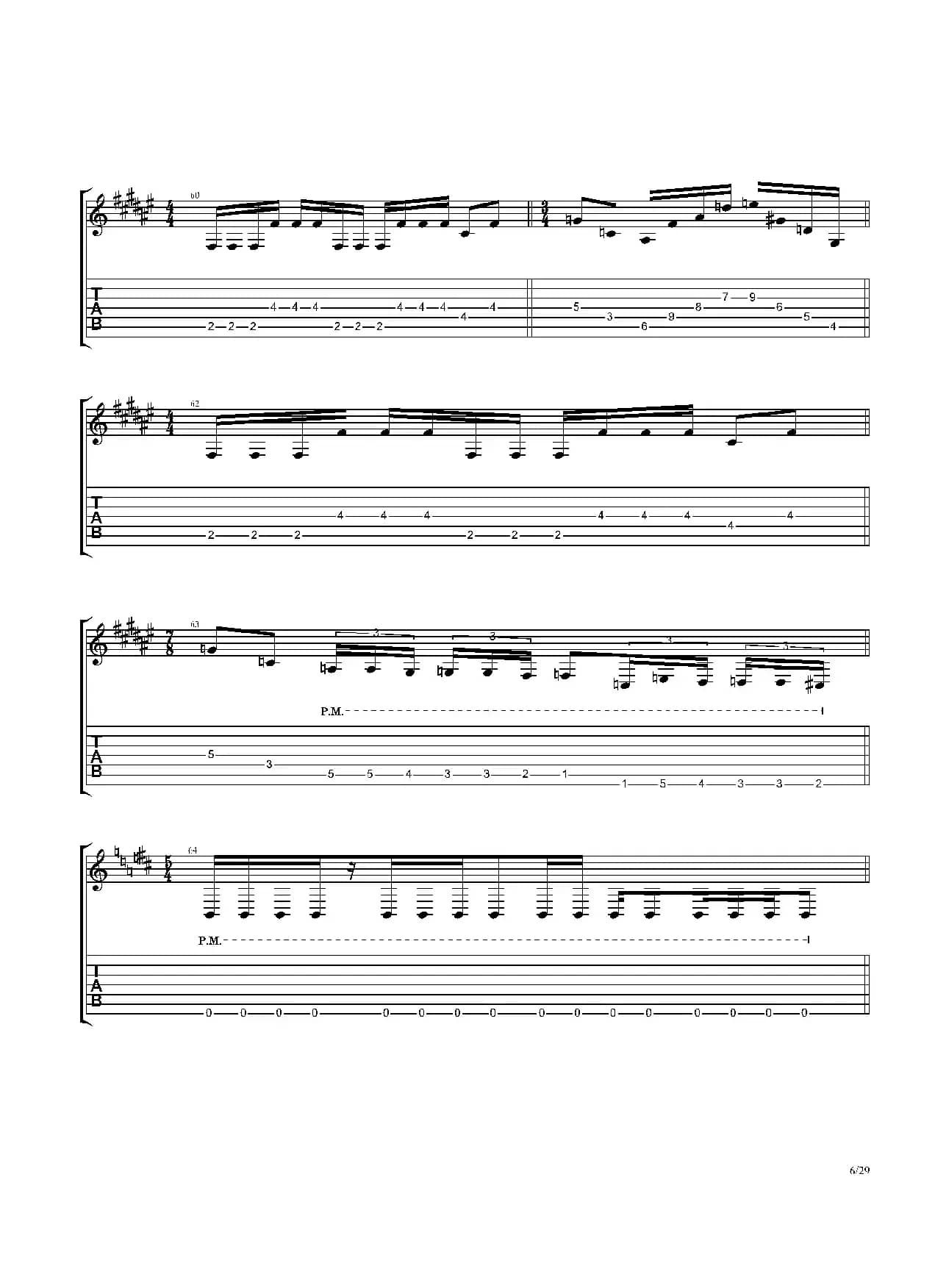 The Dance Of Eternity（吉他独奏）