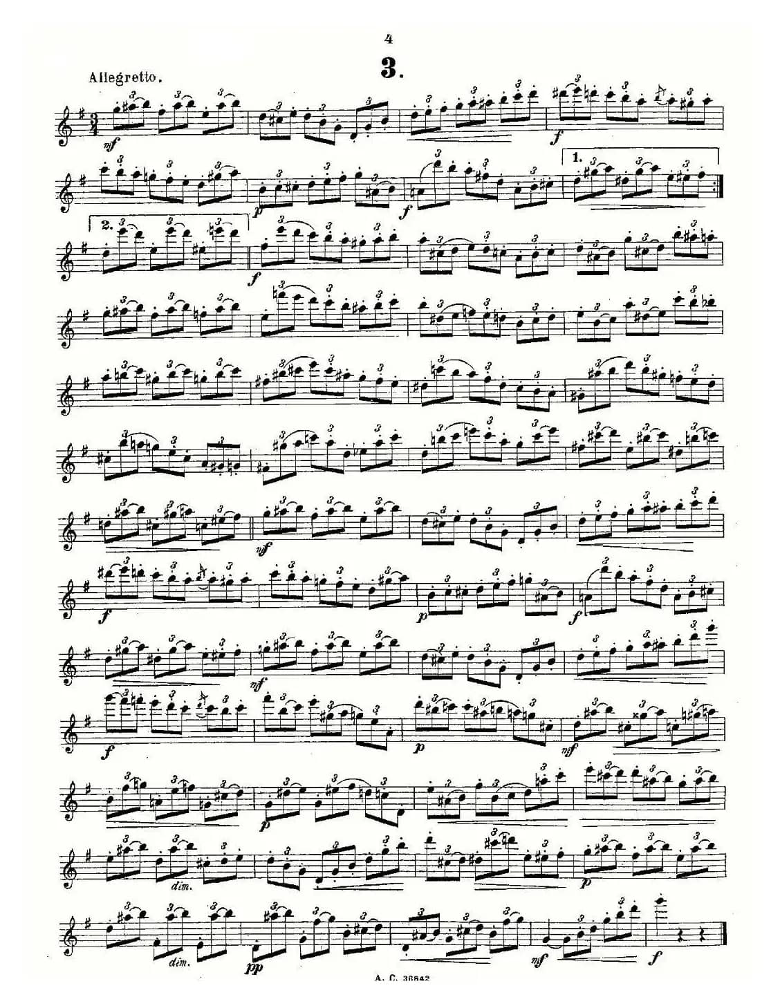 24首长笛练习曲 Op.21 之1—12