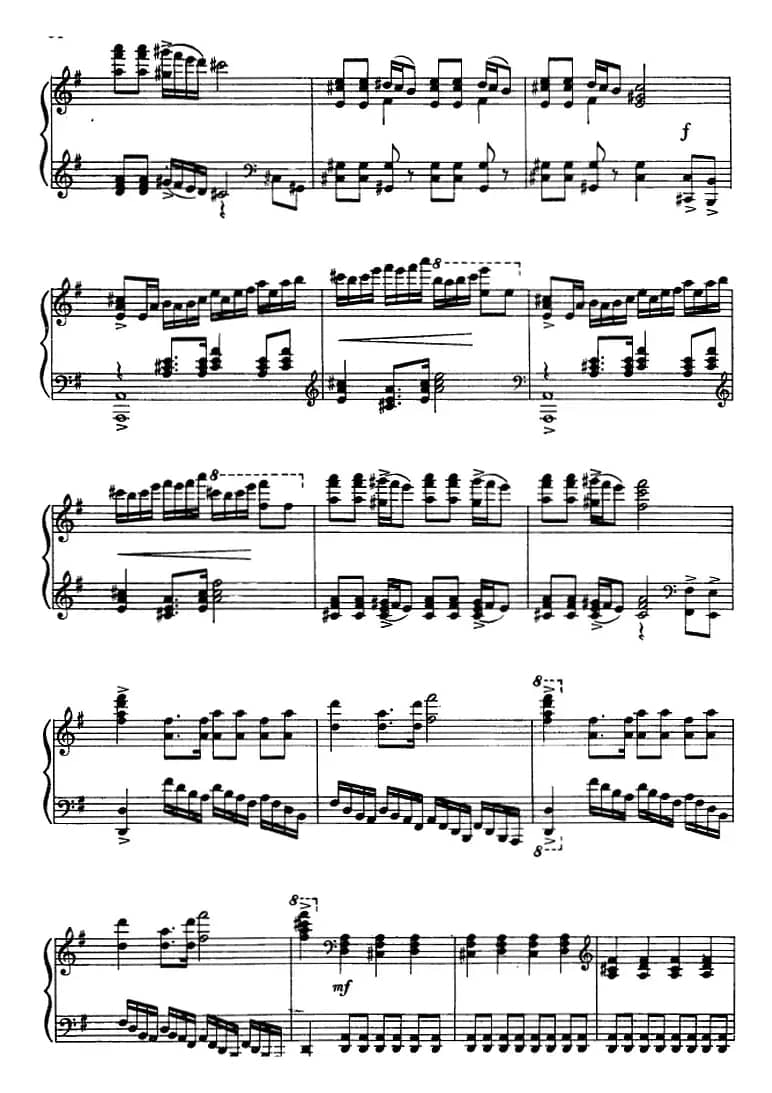 钢琴独奏·革命现代舞剧《红色娘子军》组曲（7．奋勇前进）