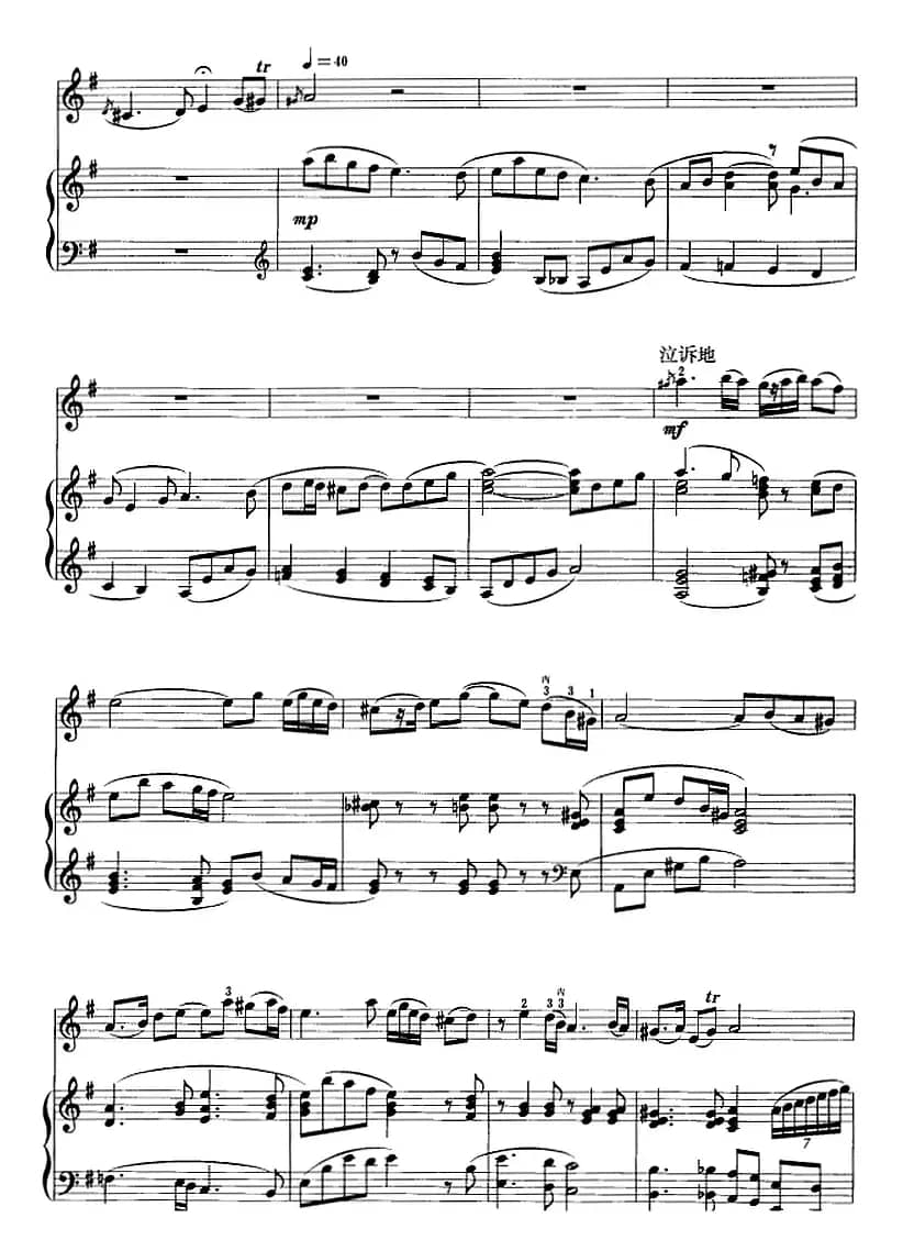 贵妃情（二胡+钢琴伴奏）