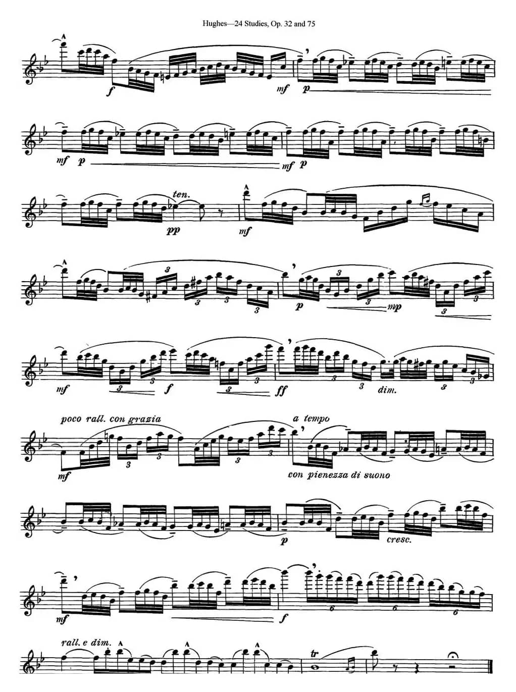 胡埃斯24首长笛练习曲Op.32（NO.17）