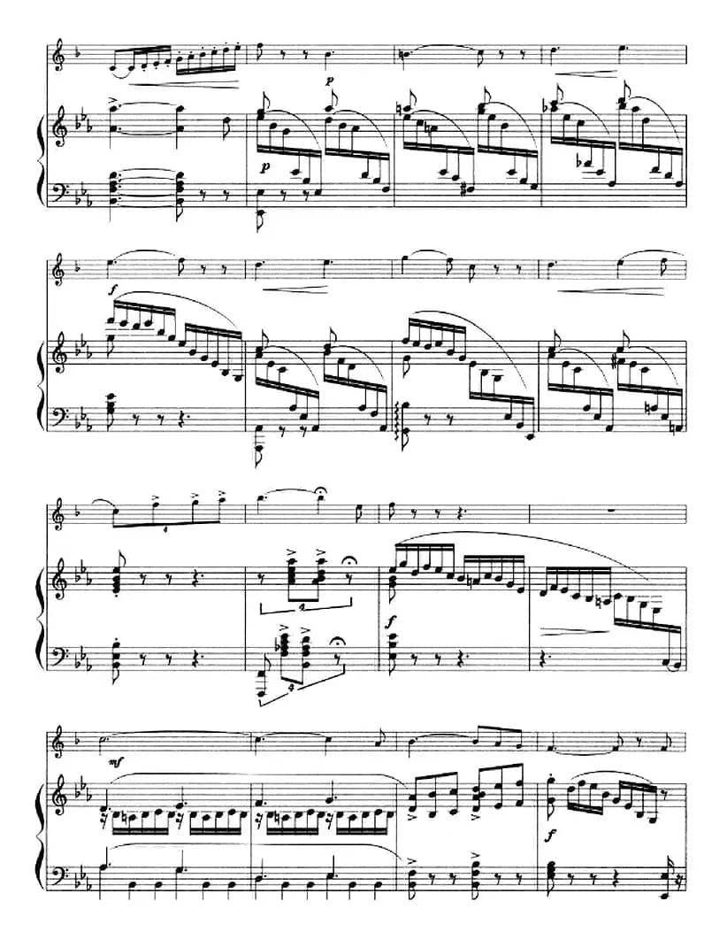 音乐会回旋曲（小号+钢琴伴奏）