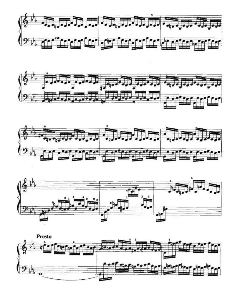 c小调前奏曲与赋格