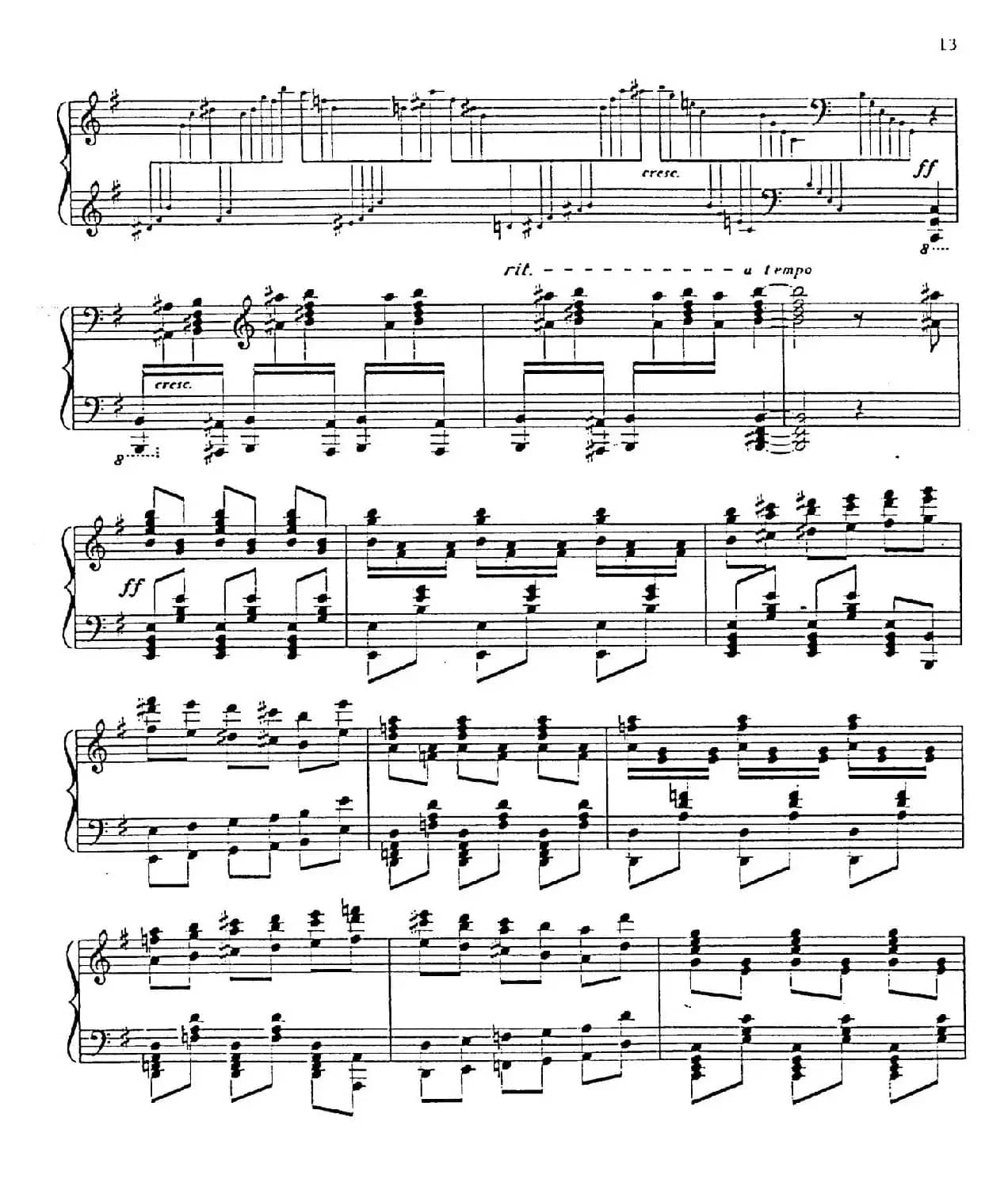 Carmen Variations 12 Pieces（12首卡门主题变奏曲·10）