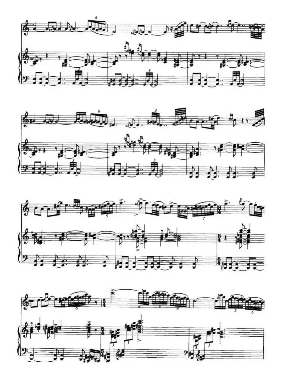 第二二胡狂想曲（二胡+钢琴伴奏）