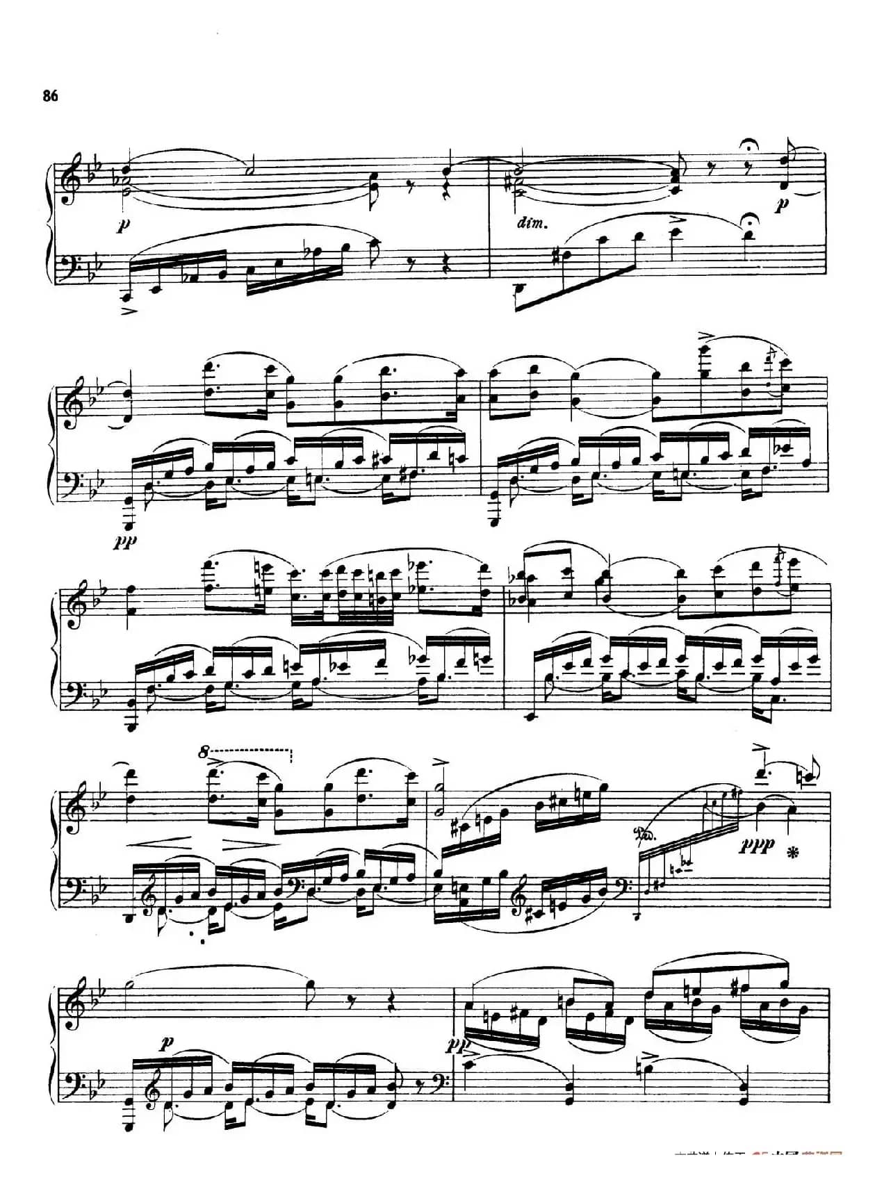 24 Characteristic Pieces Op.36（24首性格小品·16）