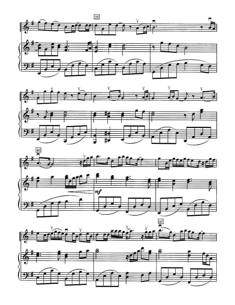 羽毛（小提琴+钢琴伴奏）