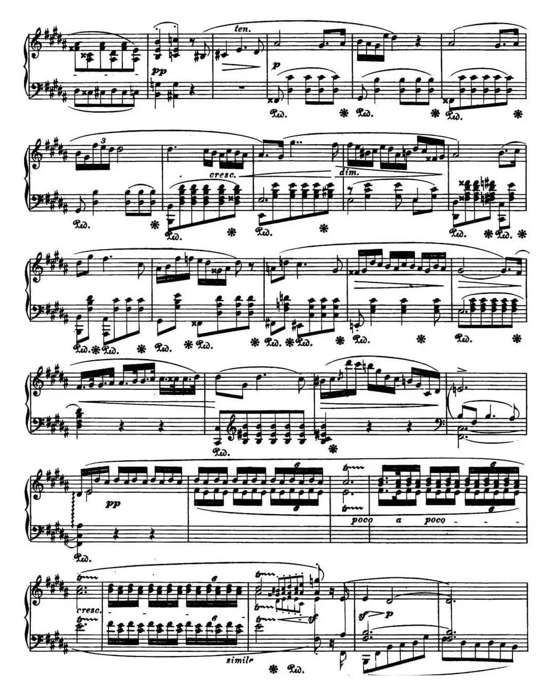 肖邦 幻想波兰舞曲 Op.61 降A大调 Polonaise