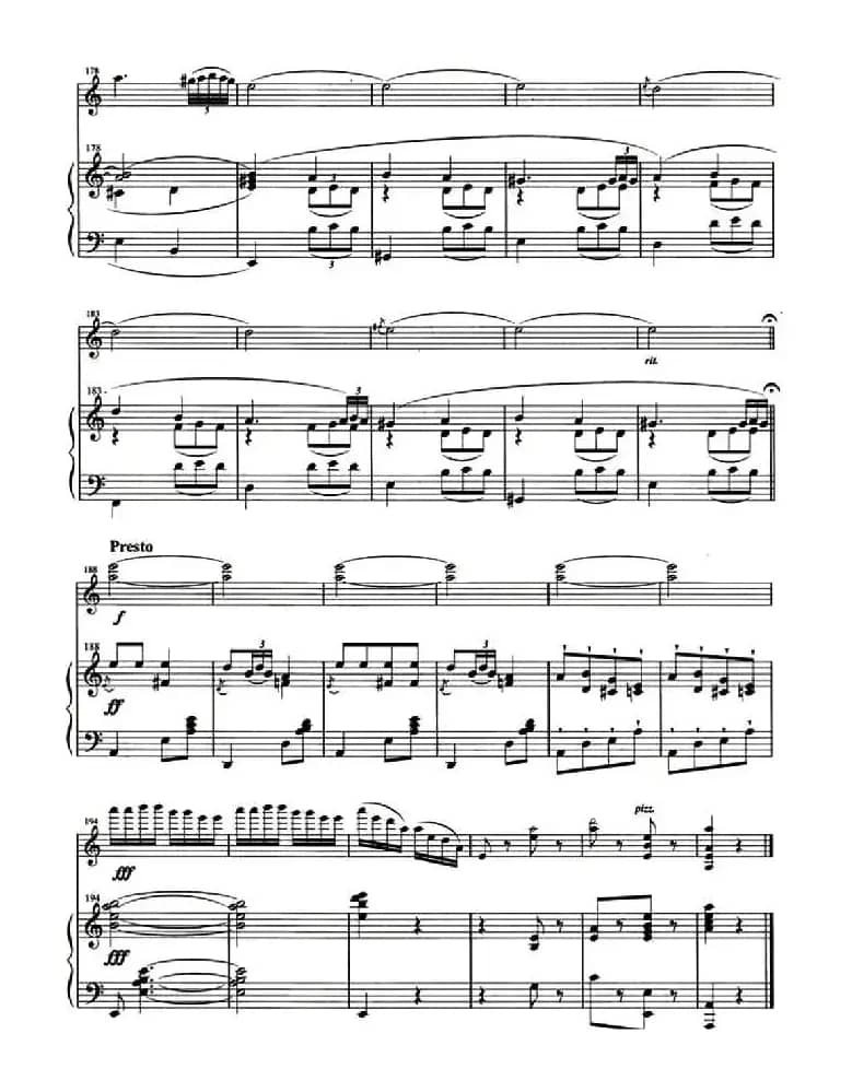 塞外舞曲（小提琴+钢琴伴奏）