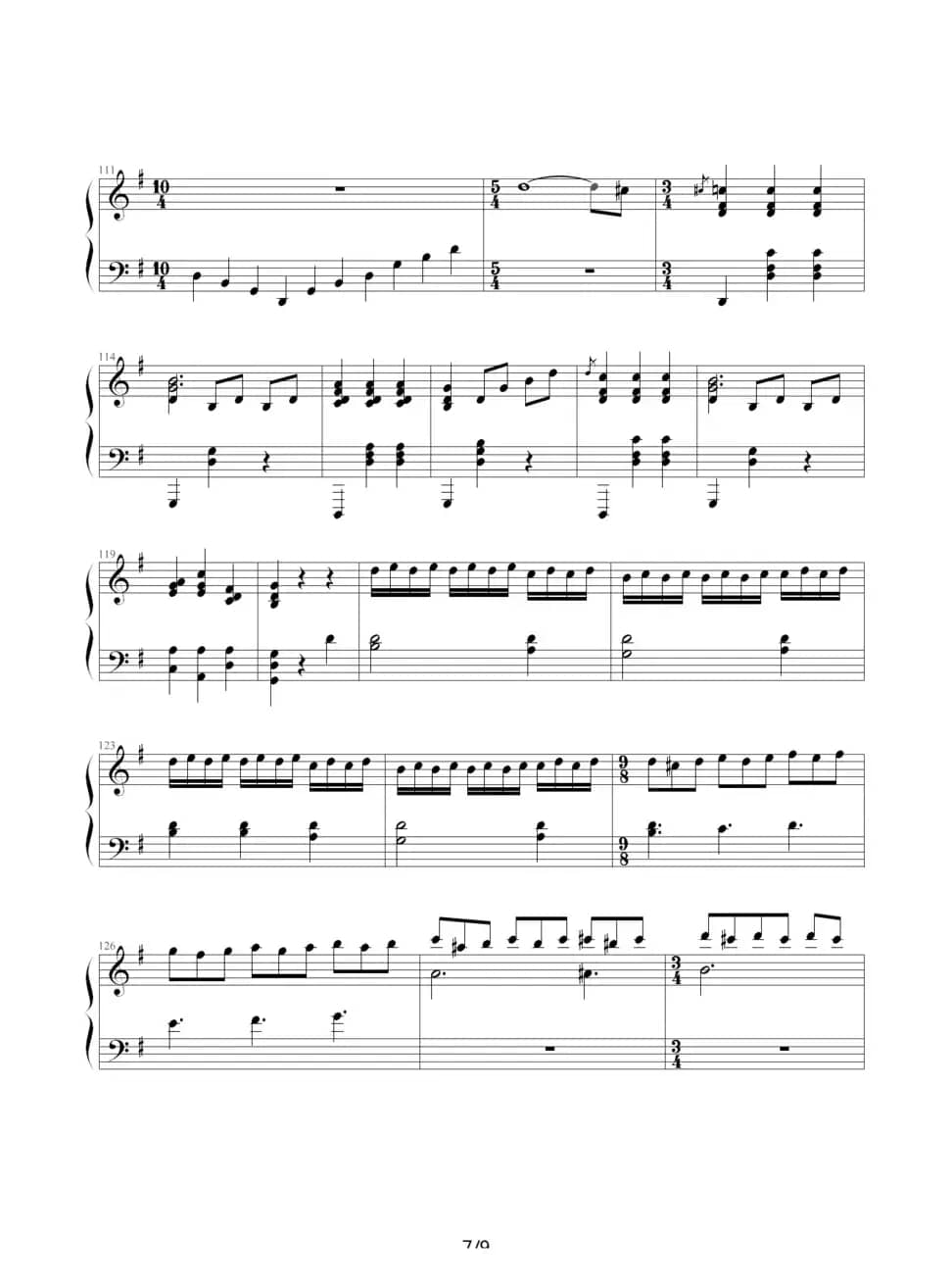 古代小步舞曲（湖北省恩施州钢琴10级曲目）