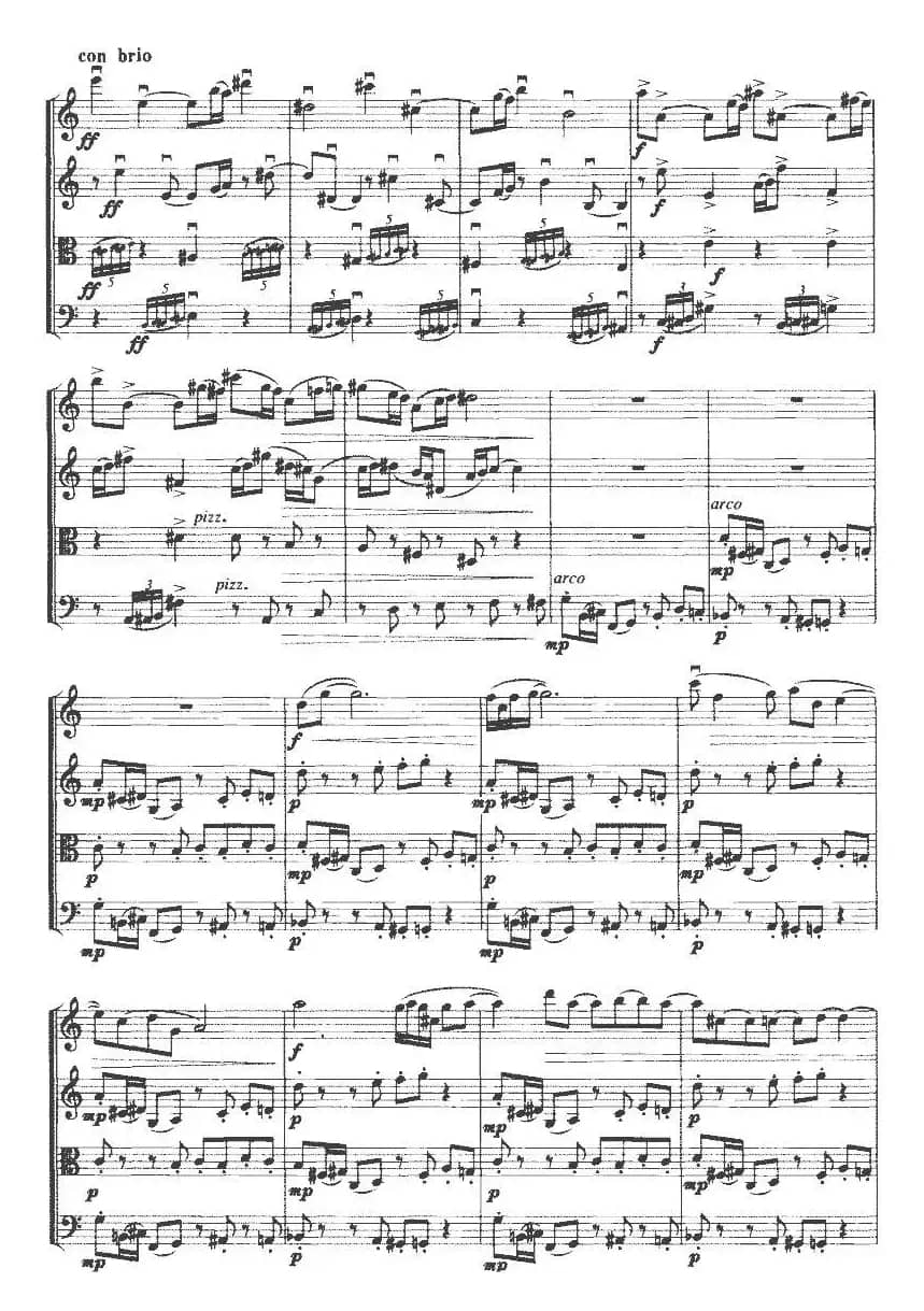 第一弦乐四重奏（杨玲玲作曲版）