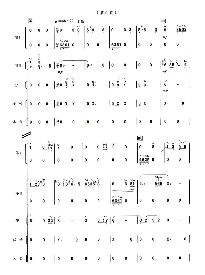 弥渡山歌（二重奏）