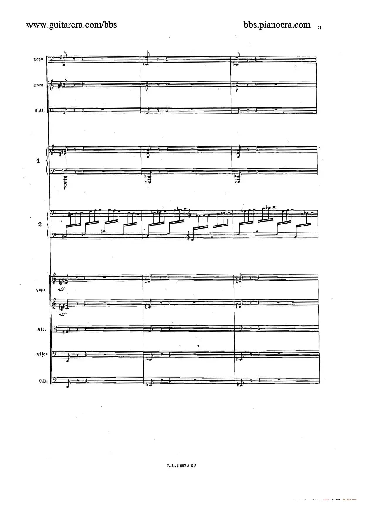 Concerto for 2 Pianos in d Minor（d小调双钢琴协奏曲·总谱）