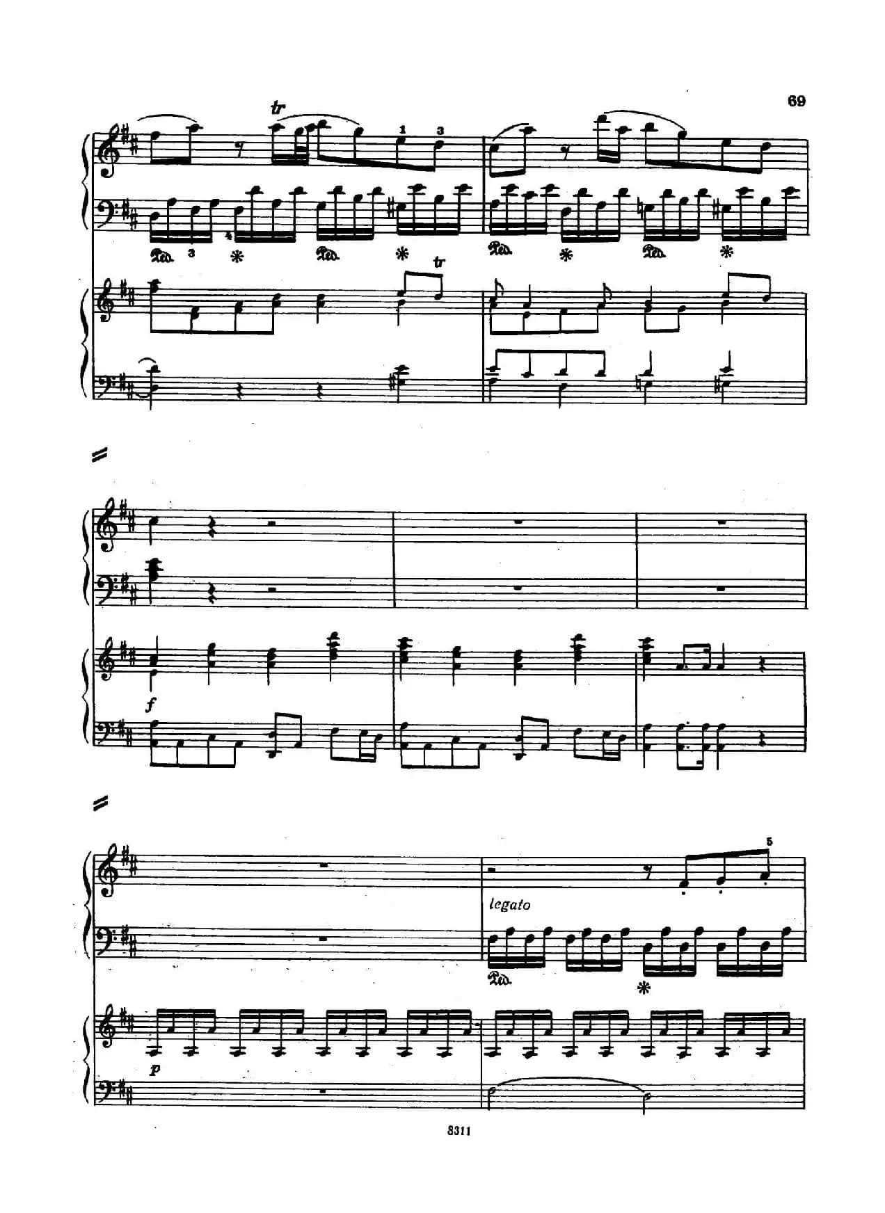 Concerto no 5 K 175 - 2 Piano（Ⅰ）