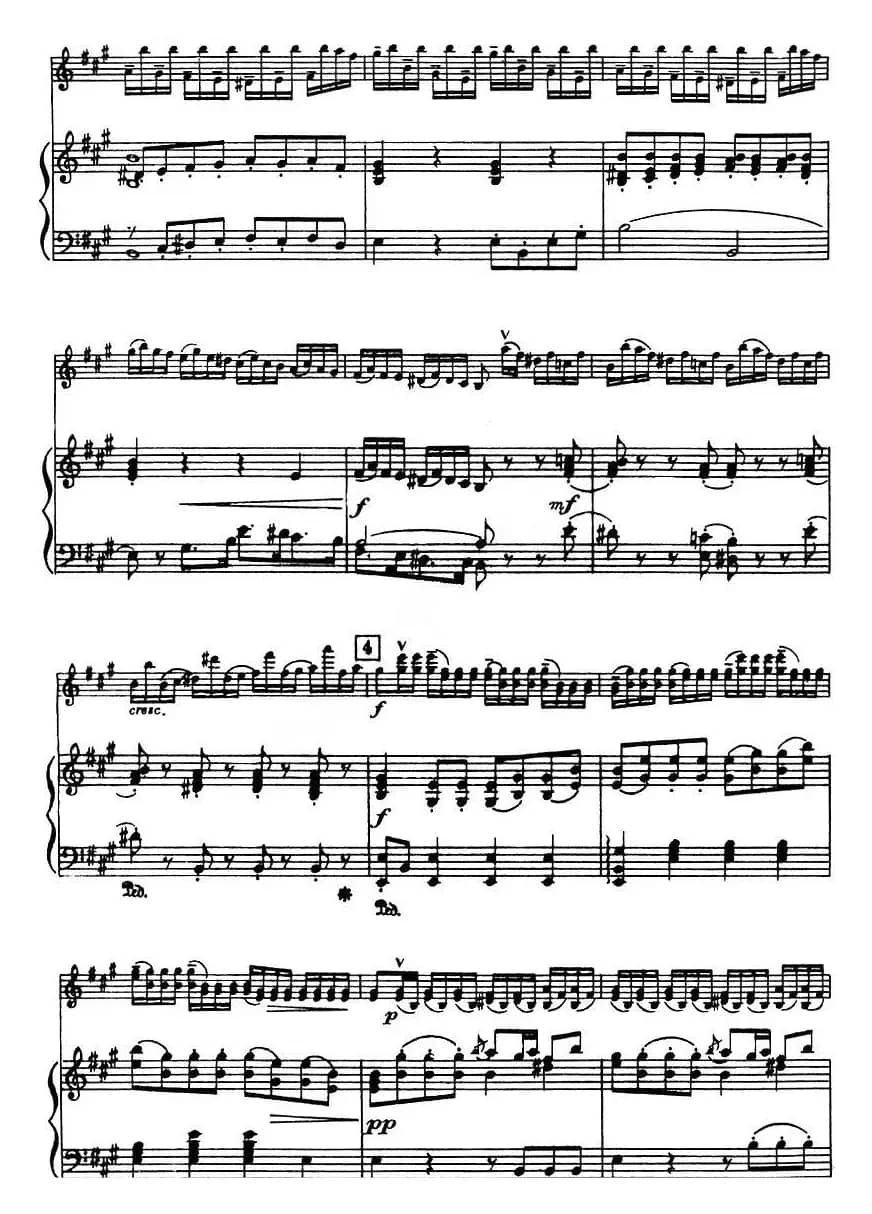 第二十二协奏曲（a小调、小提琴+钢琴伴奏）