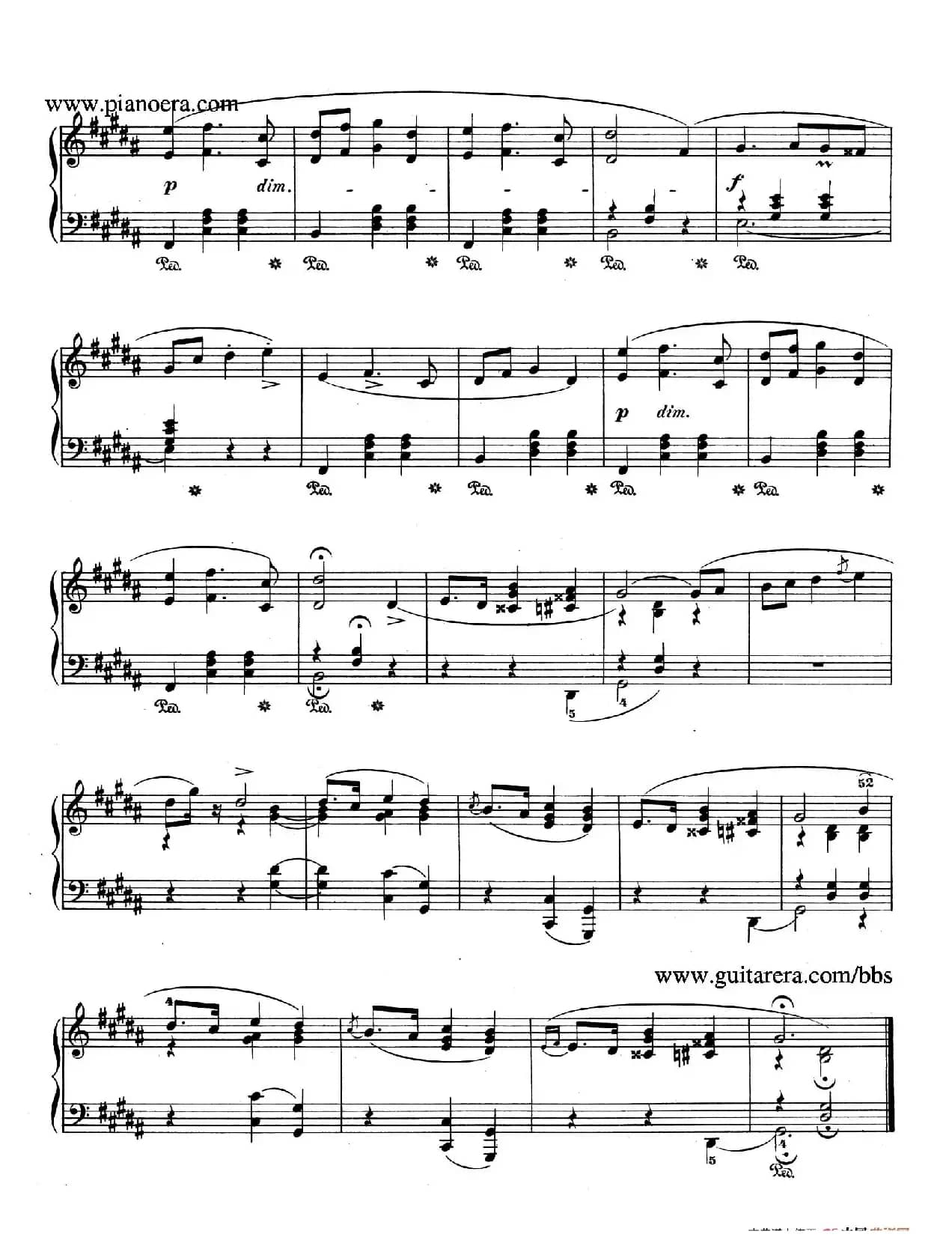 Quatre Mazurkas Op.33（4首玛祖卡舞曲·1）