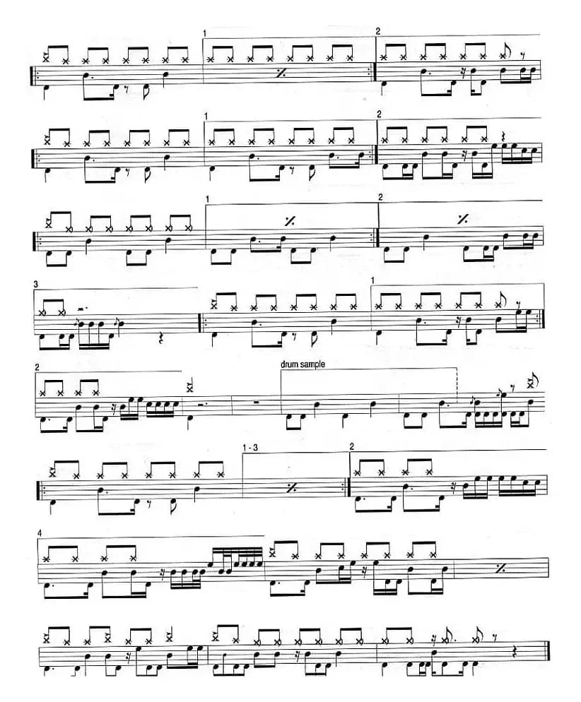 爵士鼓谱：Evanescence-Going under