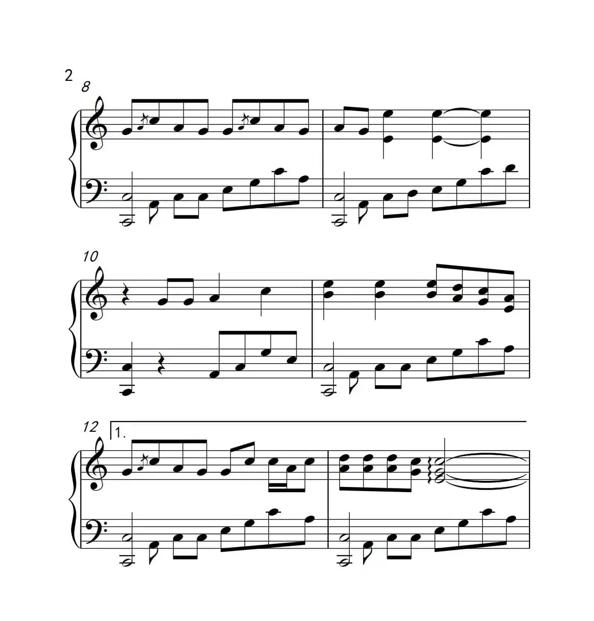 雾里看花（《弹吧音教》制谱版）