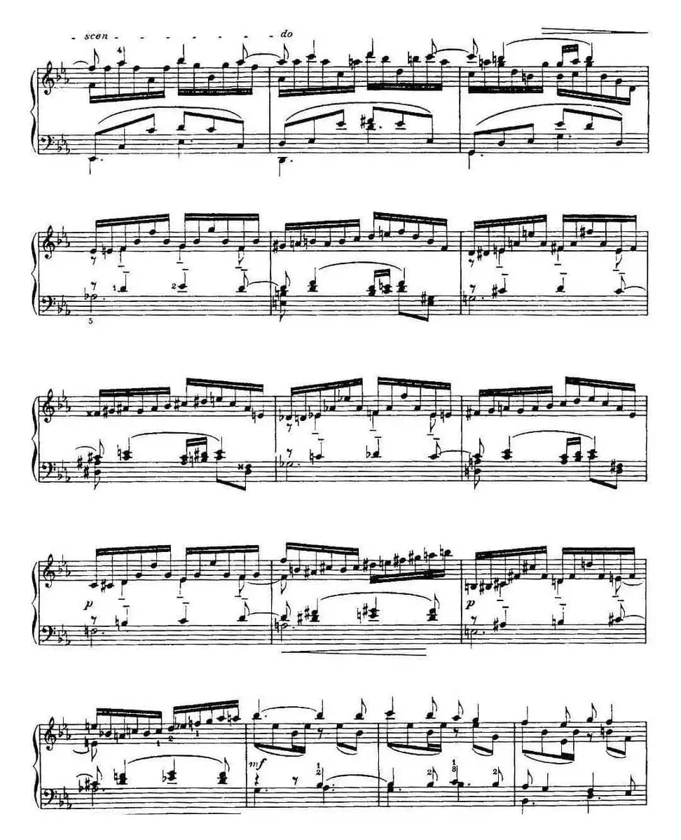 福雷13首船歌:Barcarolle No·12 in E-flat Op·106 bis