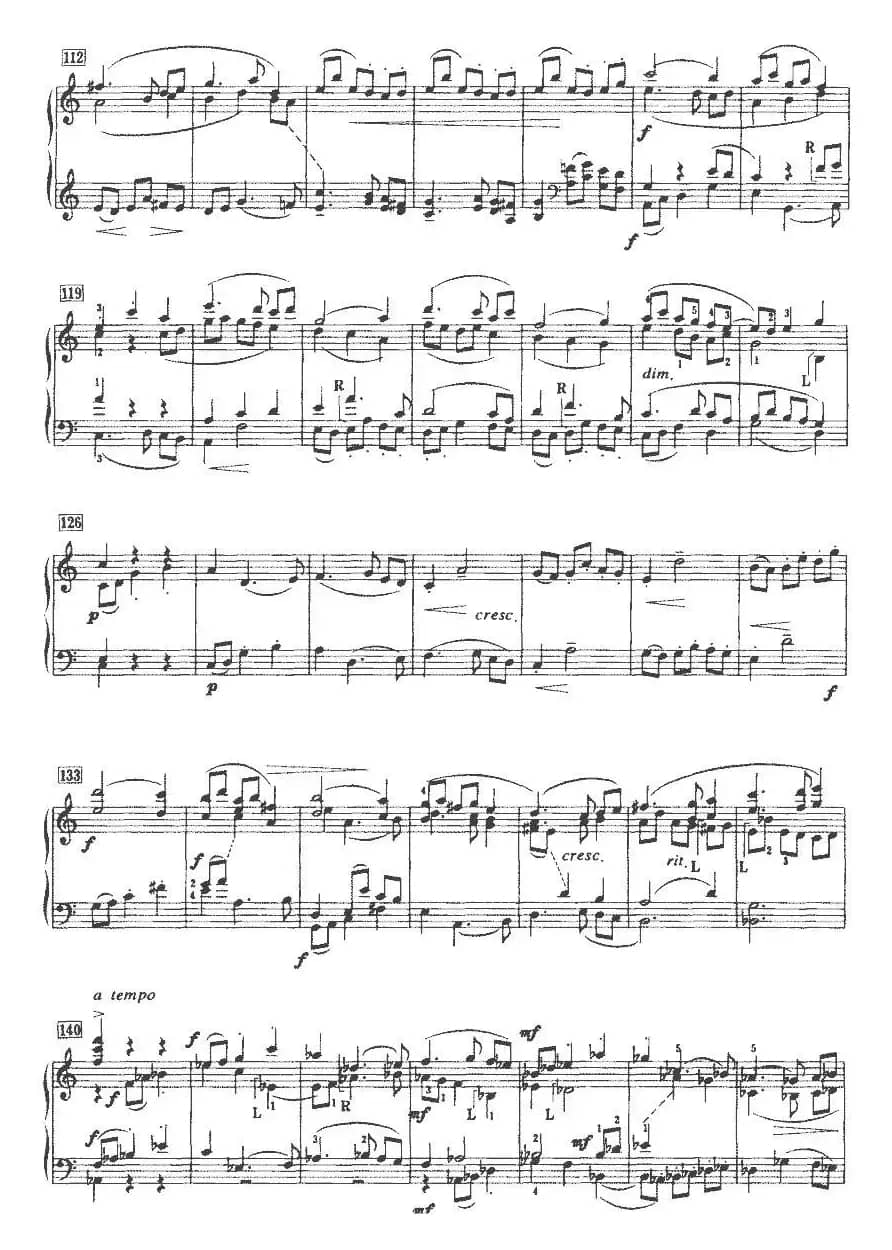 a小调帕萨卡里亚与赋格