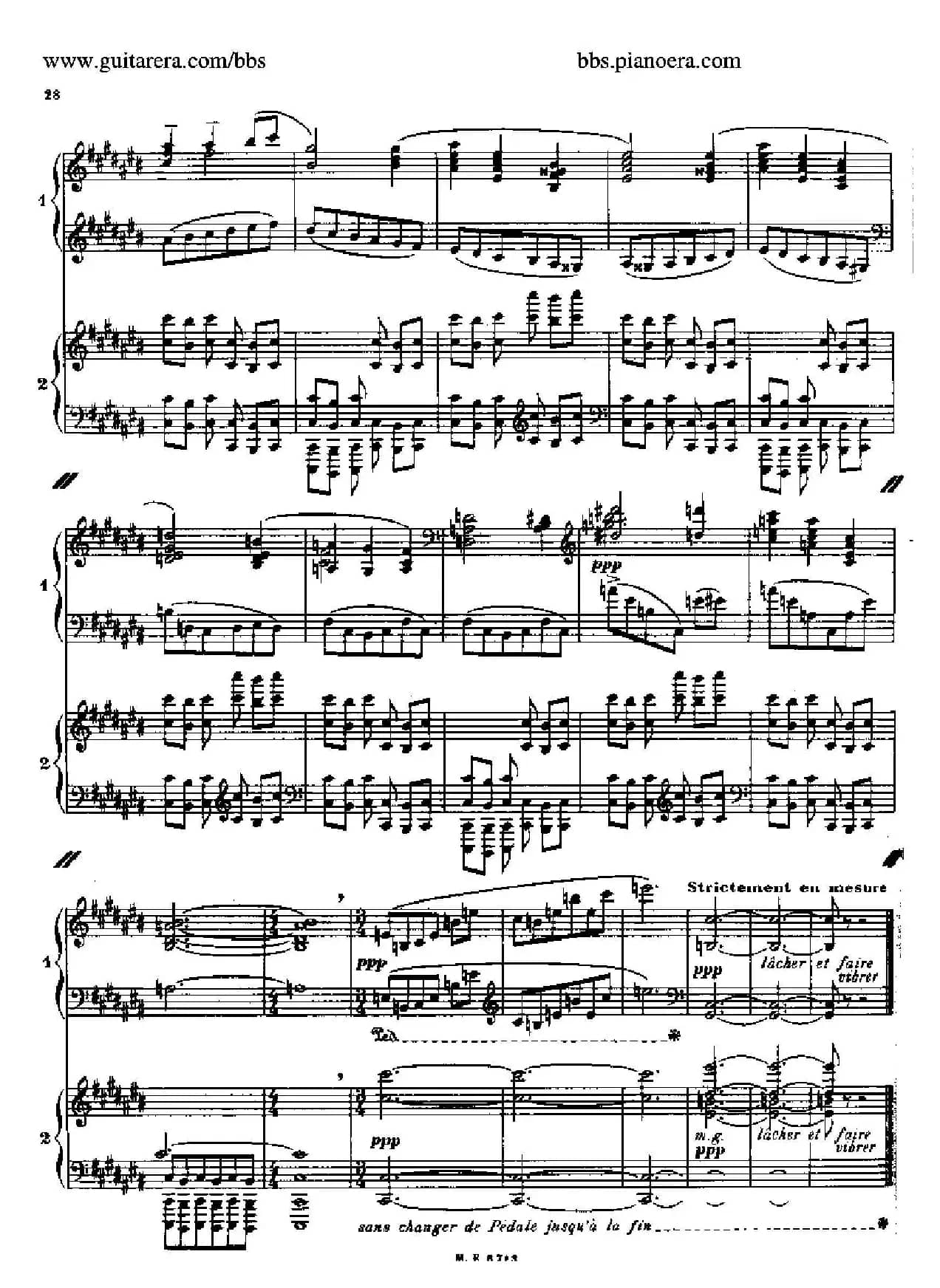 Sonata for Two Pianos（双钢琴奏鸣曲）