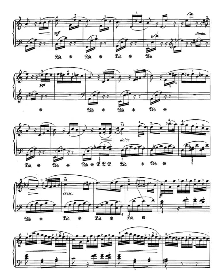 不可不弹的世界钢琴名曲：献给爱丽丝