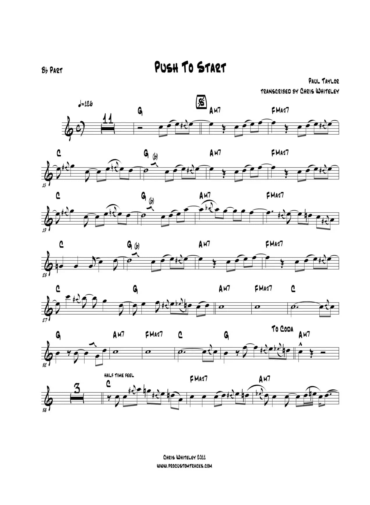 Push To Start（Bb Part）