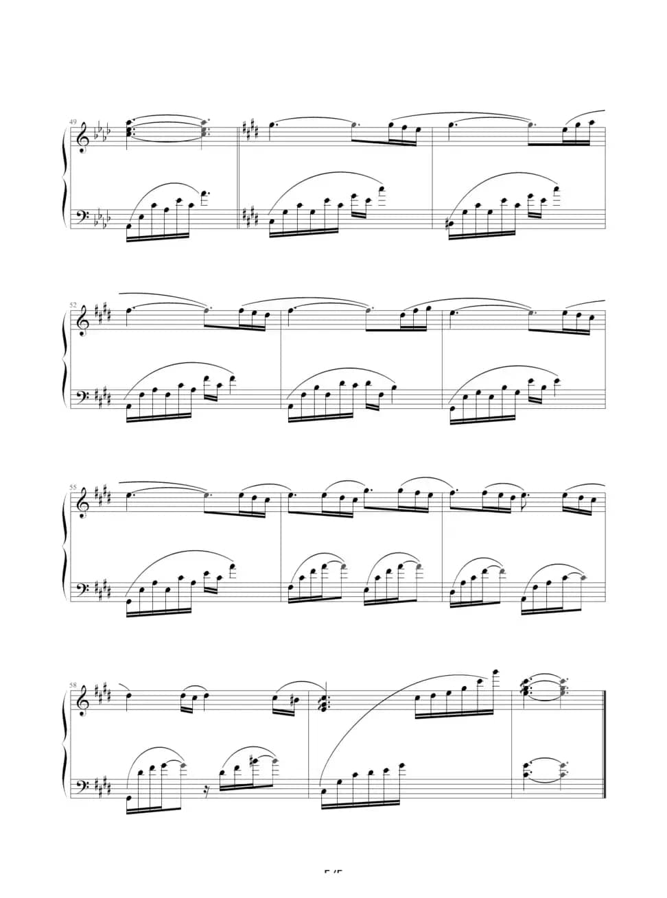 肖邦的钢琴叙事曲