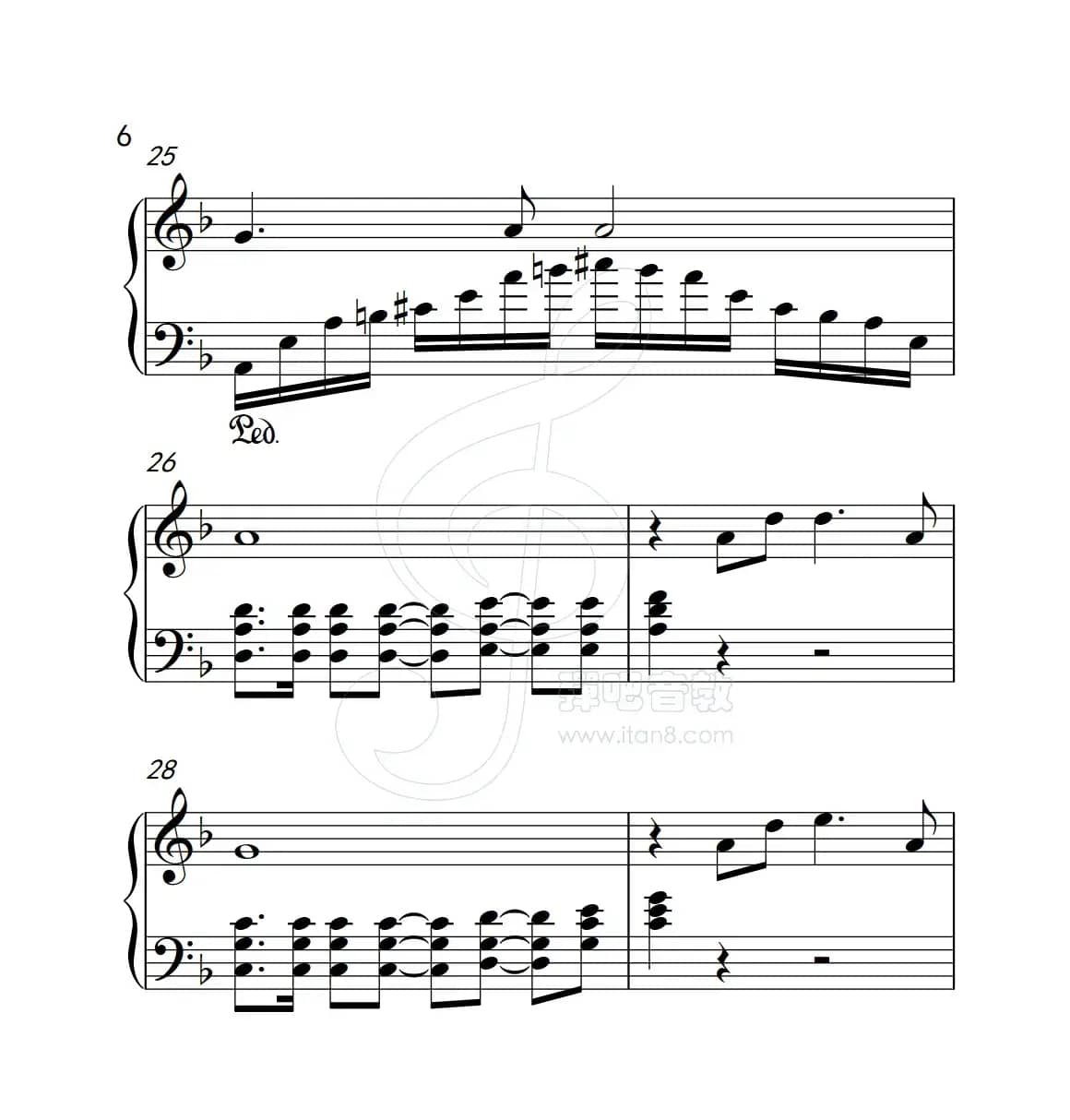 秋意浓（《弹吧音教》制谱版）