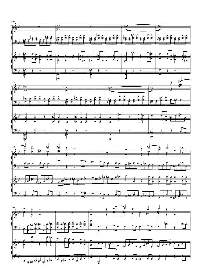 第四十号交响曲第一乐章（双钢琴）